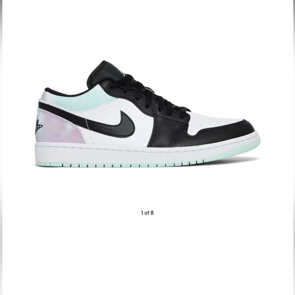 2022 Air Jordan 1 Low SE 'Tie Dye' Men’s size 8.5/ Women’s size 10 - Picture 3 of 12